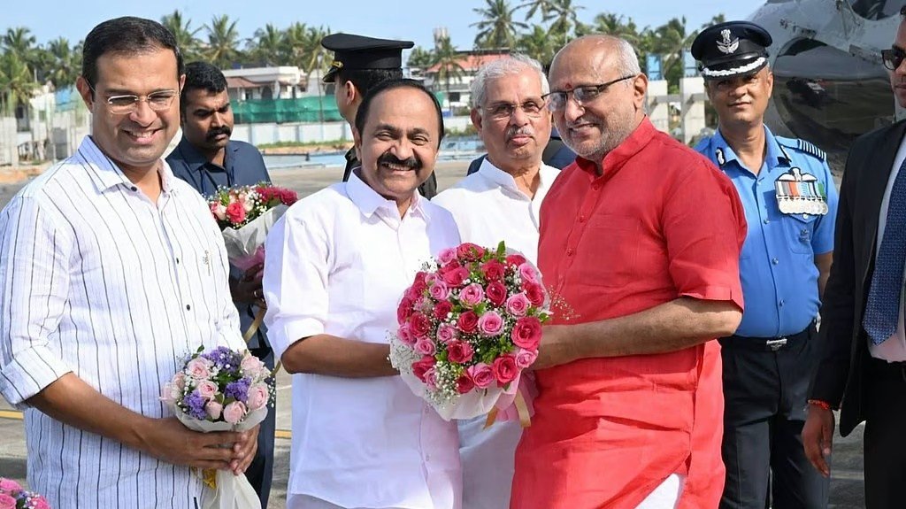 ഉപരാഷ്ട്രപതി സി പി രാധാകൃഷ്ണൻ കൊച്ചി സന്ദർശനം