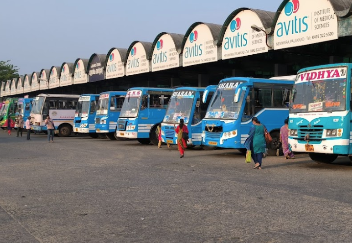 KSRTC buses running on Kerala roads with passengers